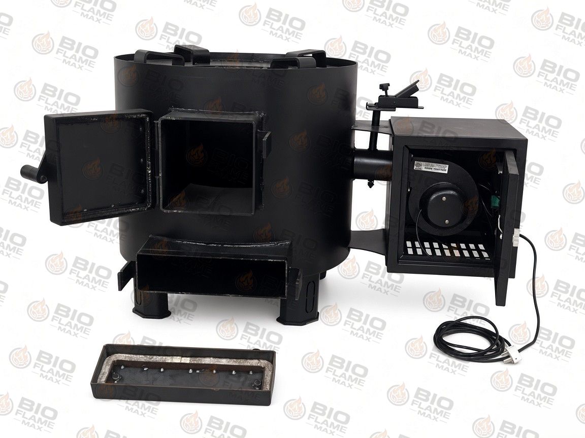 BIOFLAMEMAX® 30–80 KG Zero Smoke Wood Stove Image 2